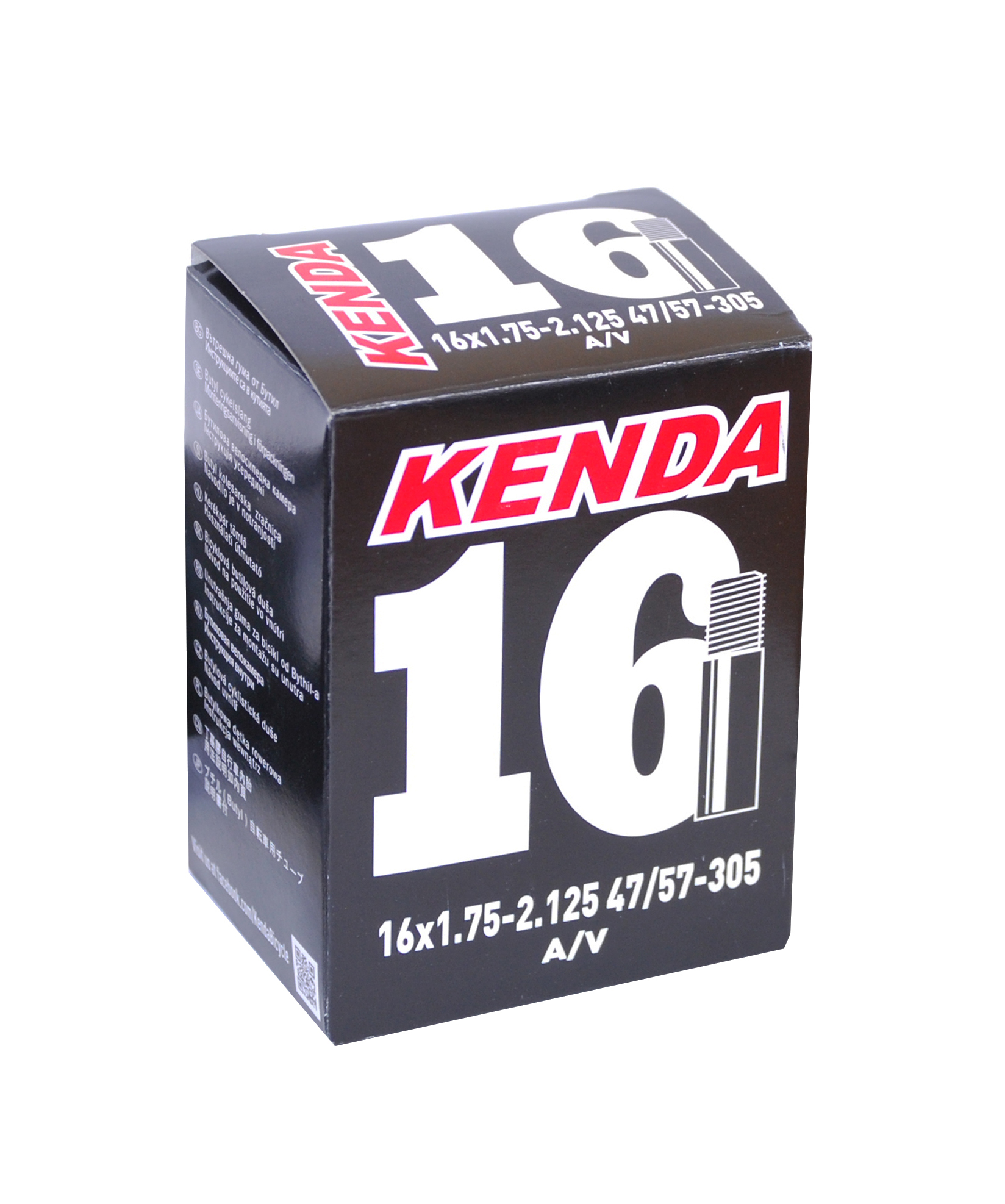 Камера KENDA 16" х 1.75-2.125", 47/57-305 авто 
