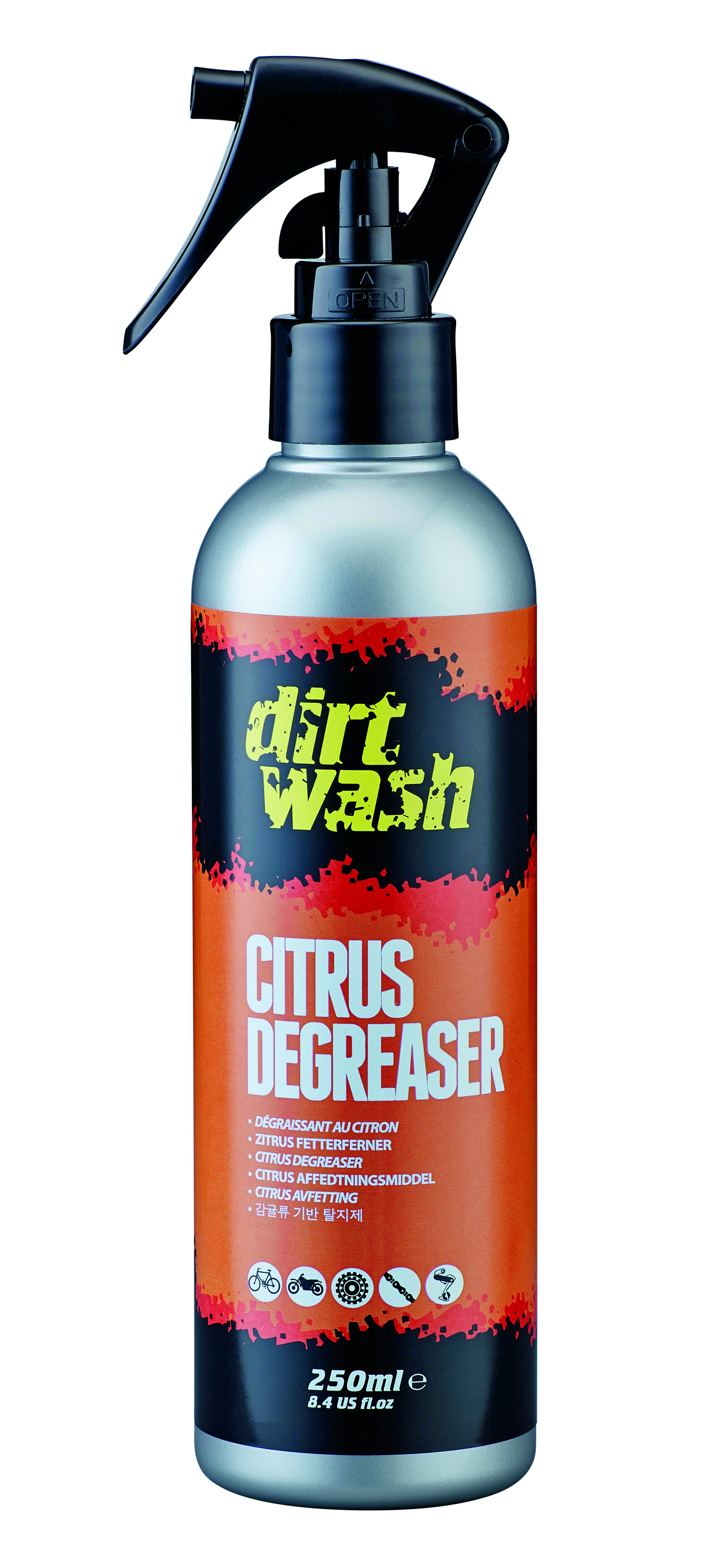 Очиститель для цепи спрей с триггером 250мл С DIRTWASH CITRUS DEGREASER
WELDTITE 